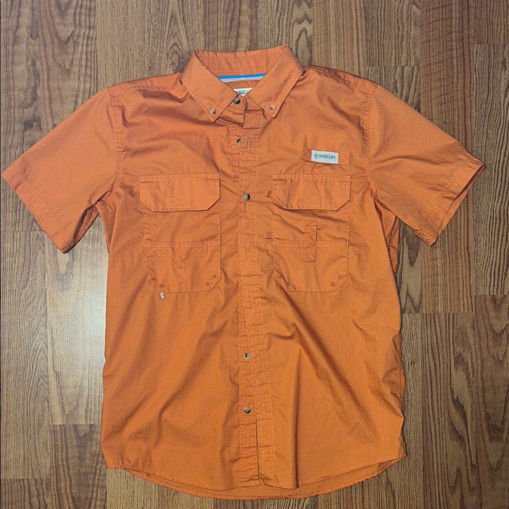 Magellan Outdoors, Angler Fit Orange, Mens Medium